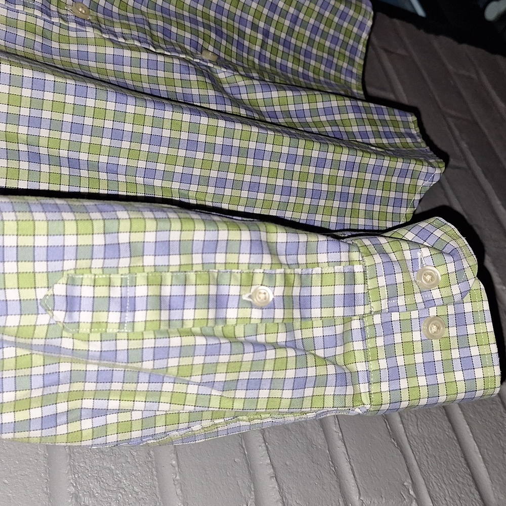 Kenneth Roberts Platinum Mens dress shirt M - Picture 7 of 10
